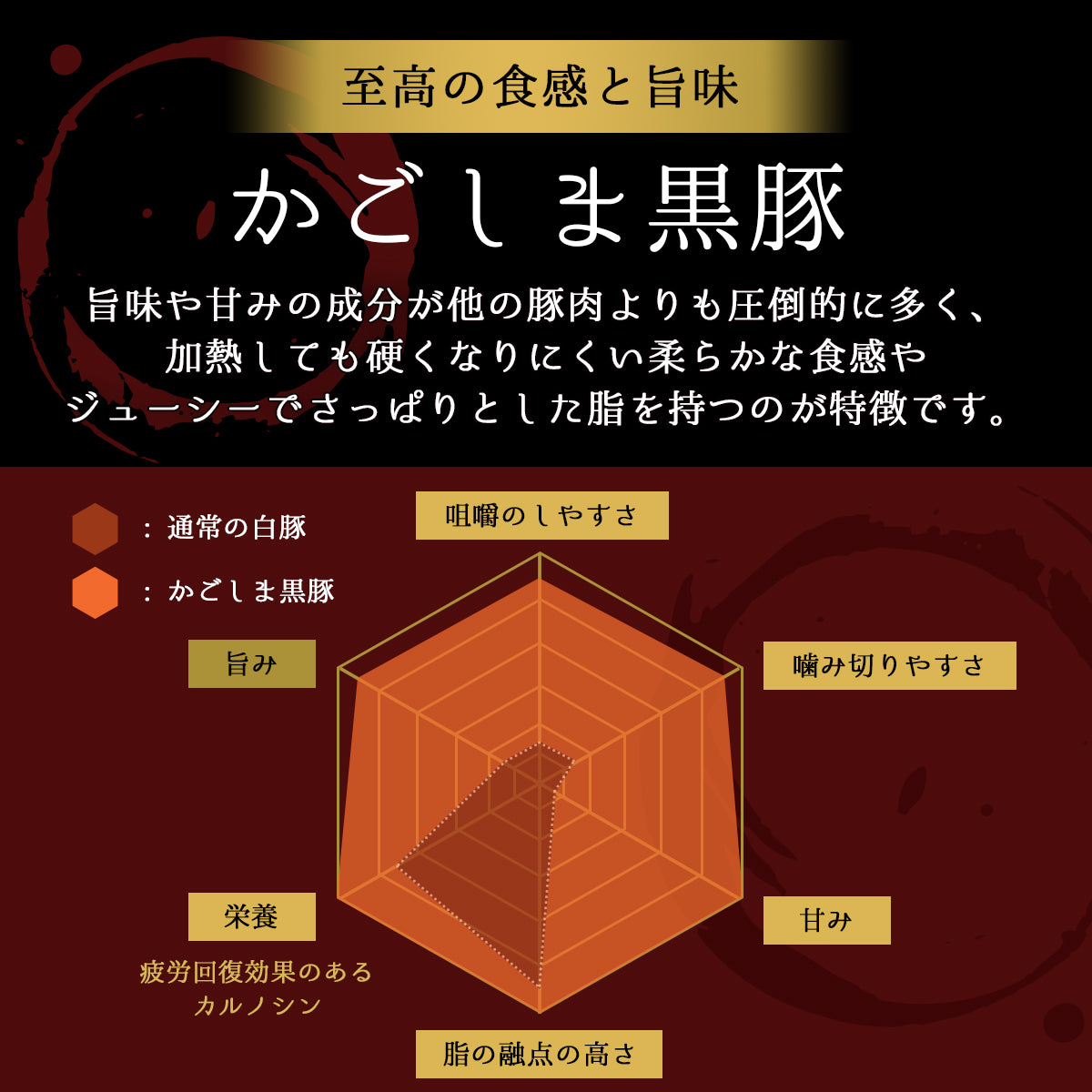 あごだしで食べる かごしま黒豚しゃぶしゃぶ 4人前 500g（ギフト対応）