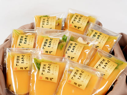 焼あごだし風味豊か こだわり卵のなめらか茶碗蒸し 10個入　送料無料